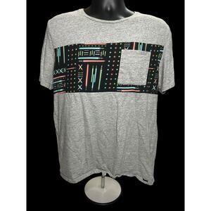 Star Wars x On The Byas Men’s T-Shirt - Size Large - Gray with Neon Lightsaber